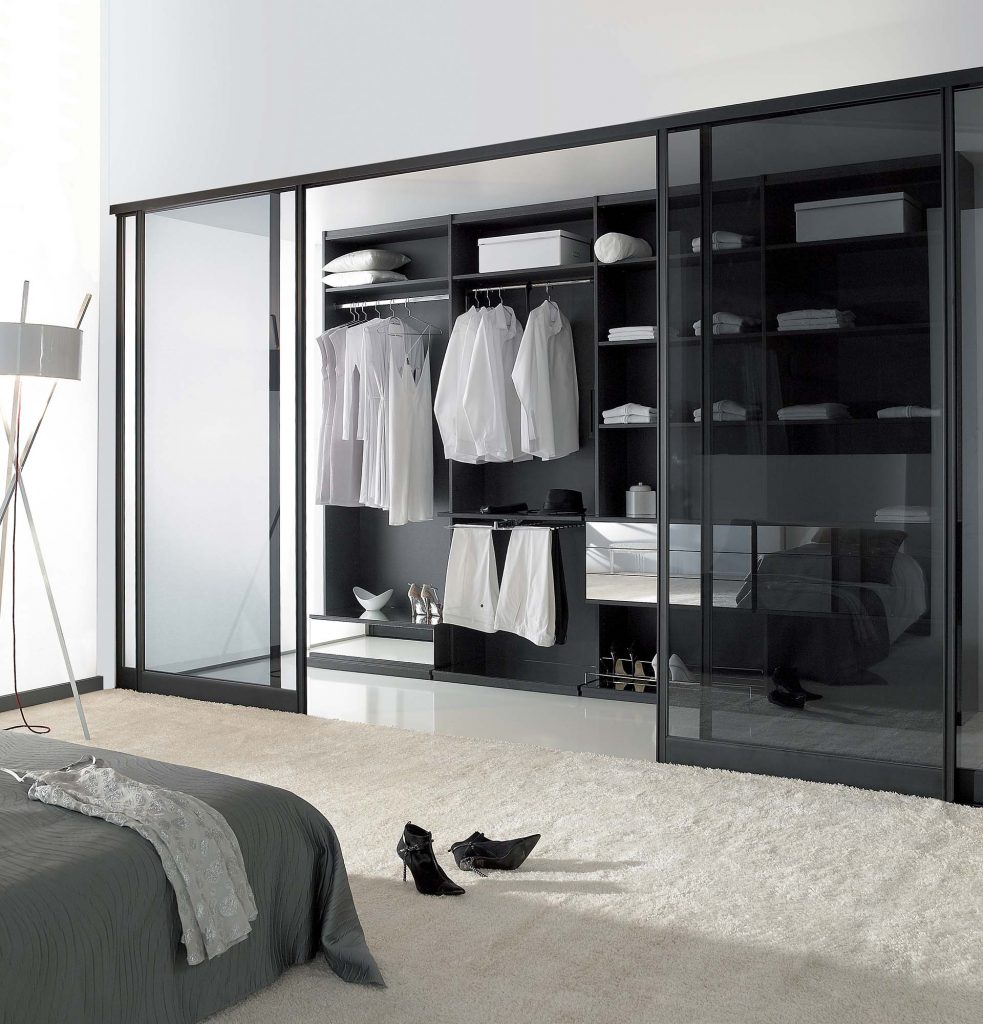 Diamant tandem noir mat, modèle integra, vitre feuilletée fumée noire