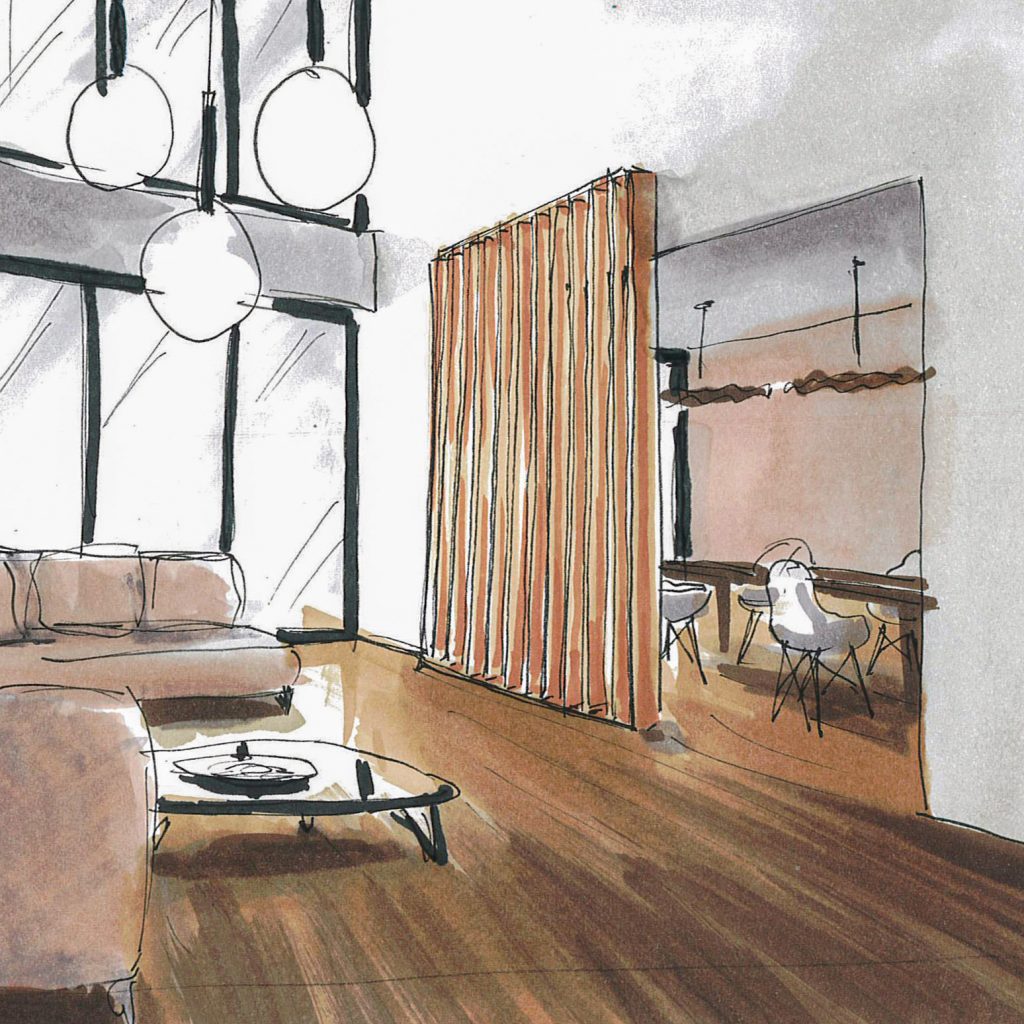 Image d'une claustra pour séparer une pièce sans clôturer l'espace, ou pour créer une nouvelle pièce