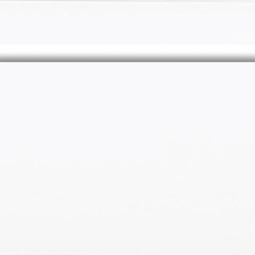 Vitre laquée incisée Blanc Artic