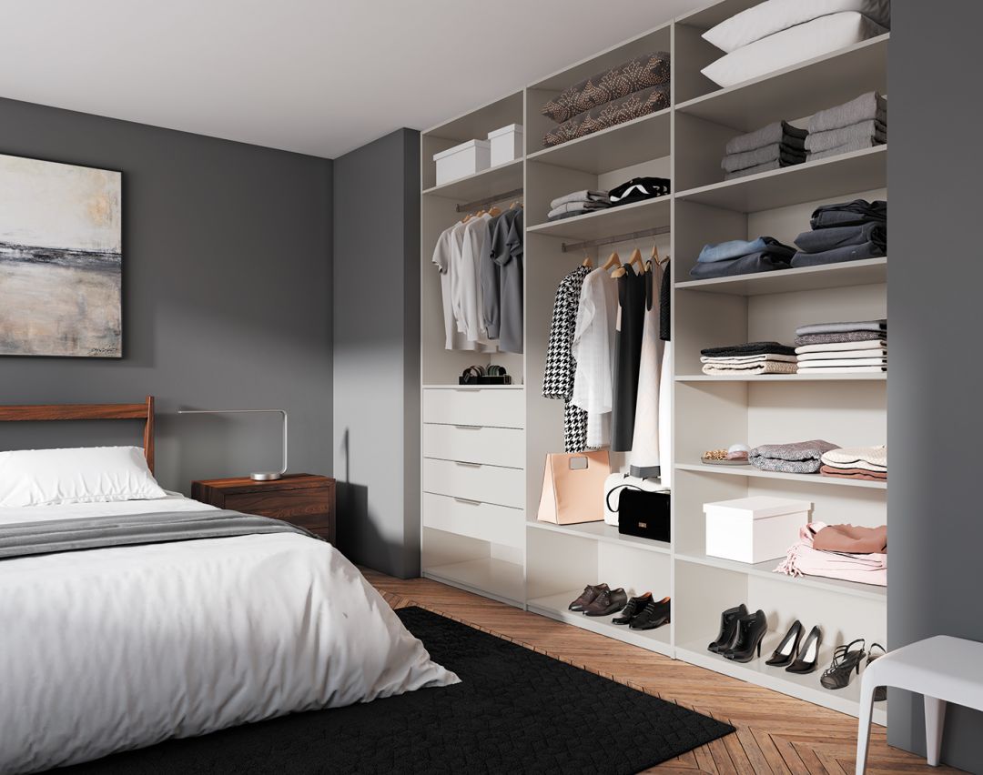 Dressing composable H2452 avec fond décor cachemire