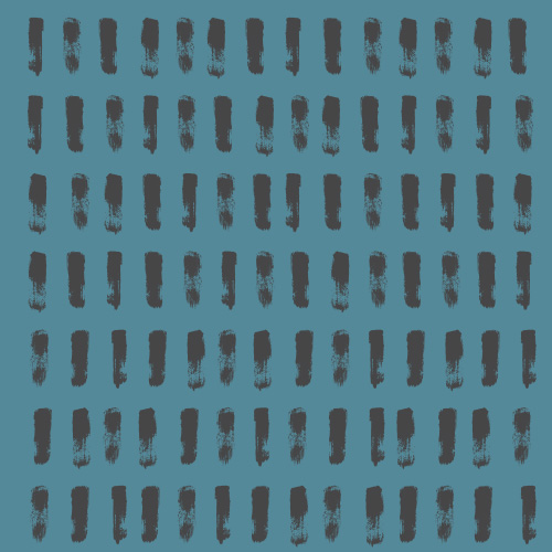 Empreintes Bleu paon