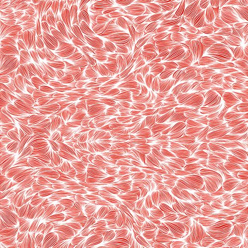 Filaments Blanc Rouge pivoine