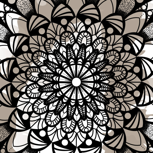 Mandala Brun