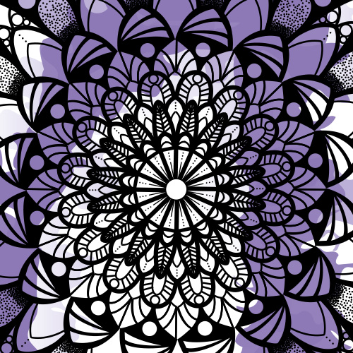 Mandala Violette