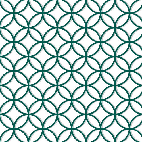 Rosace Vert tropical